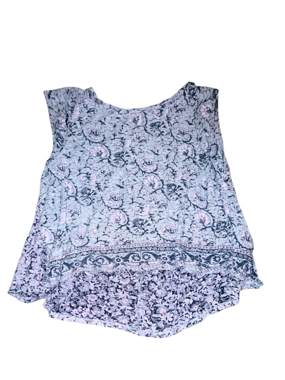 Free People Floral Sleeveless Top